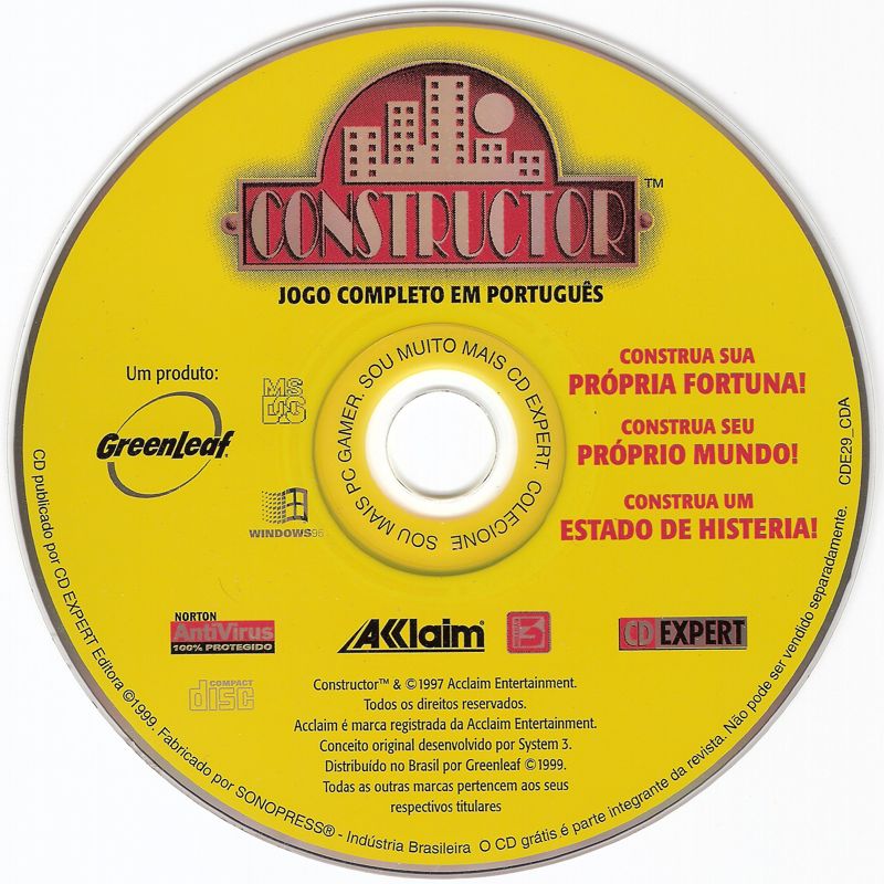 Media for Constructor (DOS) (CD Expert covermount)