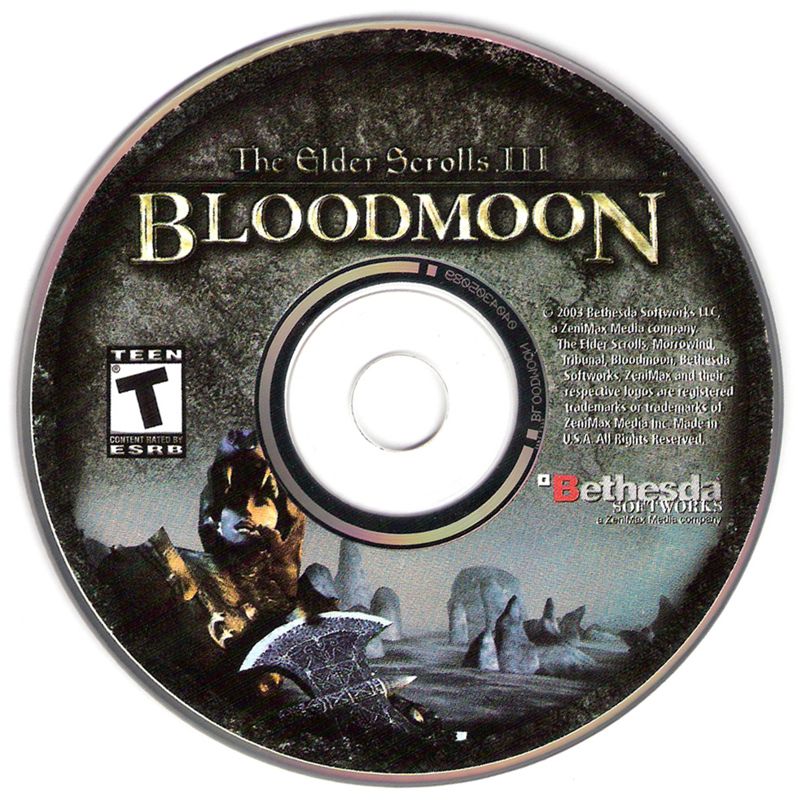 Media for The Elder Scrolls III: Morrowind - Game of the Year Edition (Windows): Bloodmoon Disc