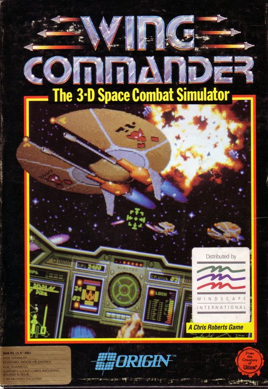 Front Cover for Wing Commander (DOS) (3.5" HD release)