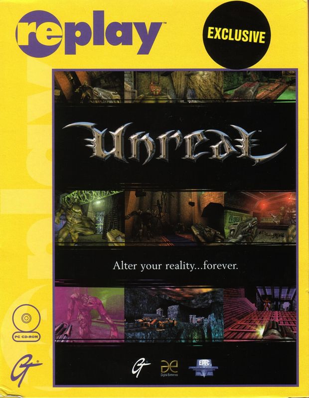 Front Cover for Unreal (Windows) (Replay release)