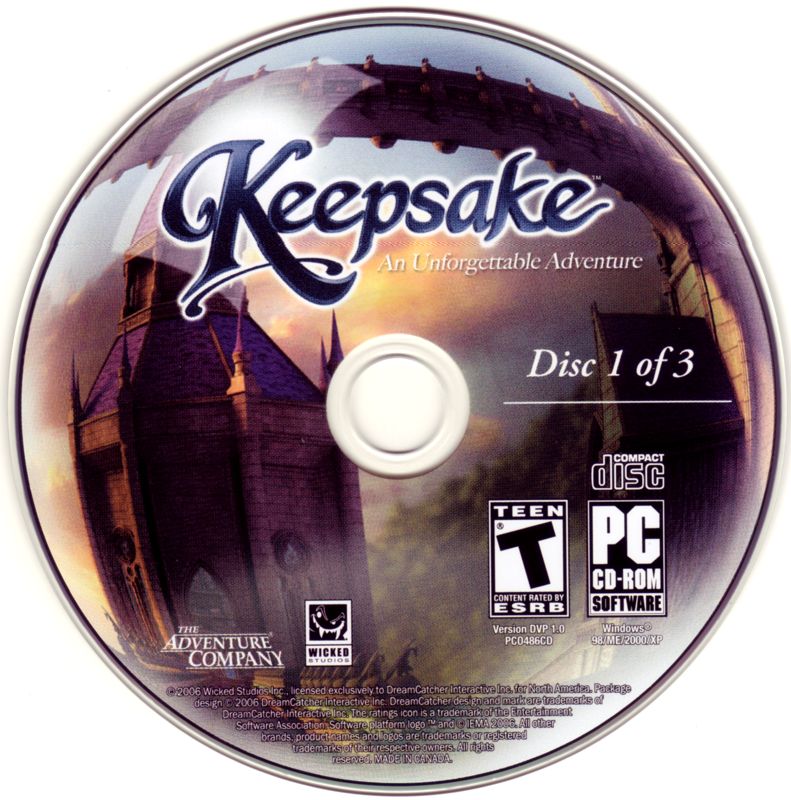 Media for Keepsake (Windows): Disc 1