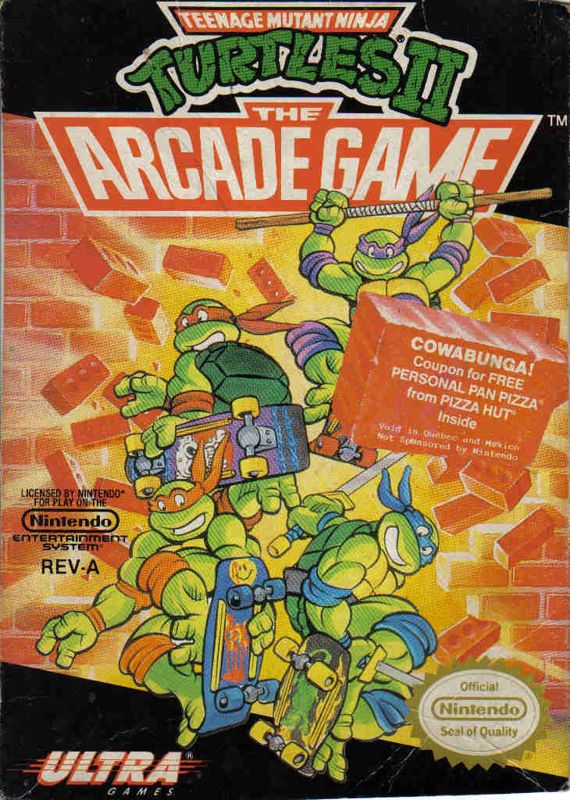 Front Cover for Teenage Mutant Ninja Turtles (NES)
