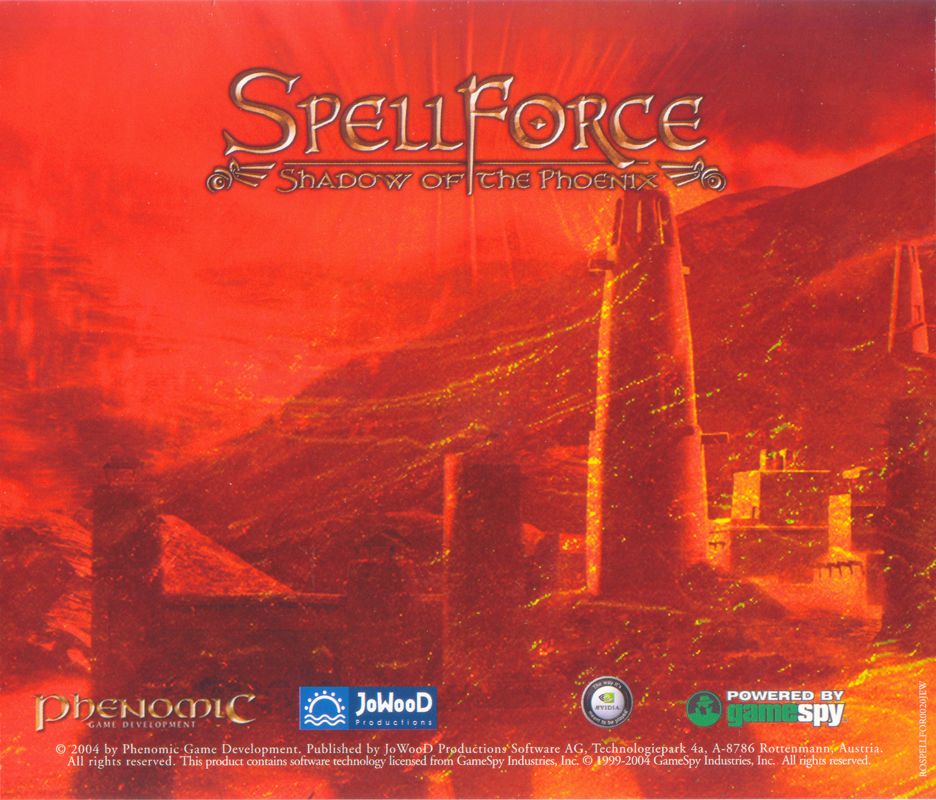 Other for SpellForce: Shadow of the Phoenix (Windows): Jewel Case - Back