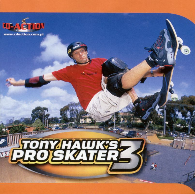 Front Cover for Tony Hawk's Pro Skater 3 (Windows) (Bundled with CD-Action magazine #12/2003)