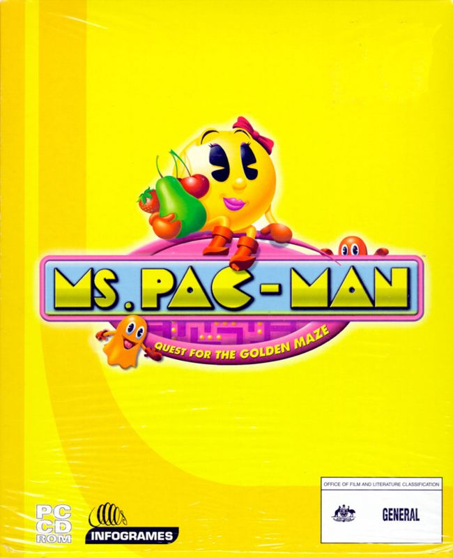 Front Cover for Ms. Pac-Man: Quest for the Golden Maze (Windows)