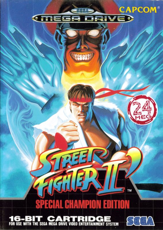 Front Cover for Street Fighter II: Champion Edition (Genesis)
