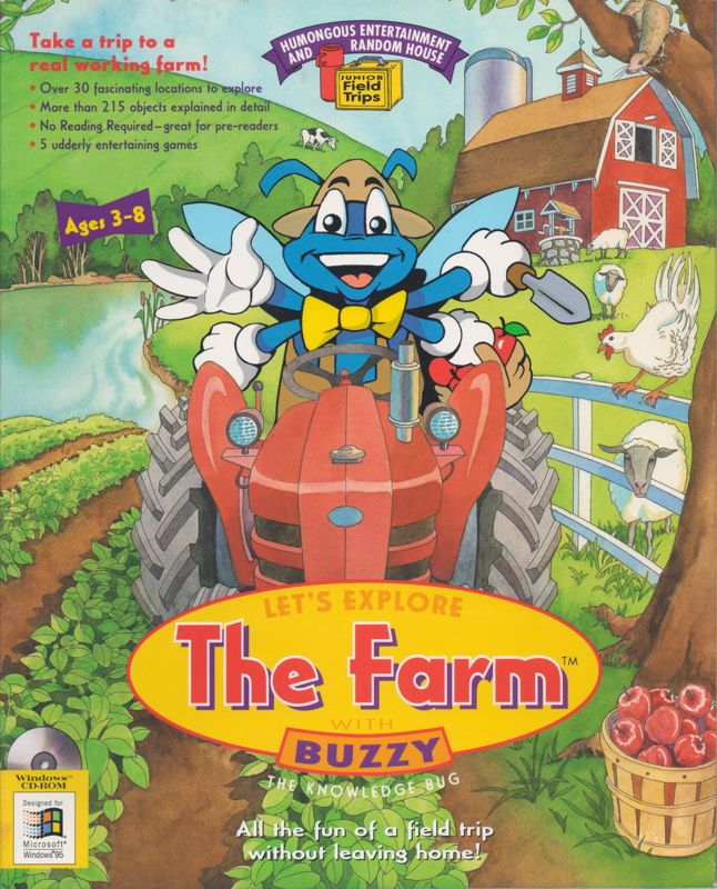 Front Cover for Let's Explore: The Farm - With Buzzy (Macintosh and Windows)