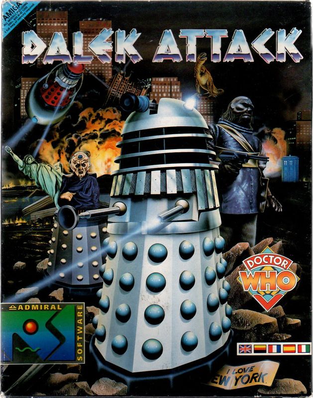 Front Cover for Dalek Attack (Amiga)