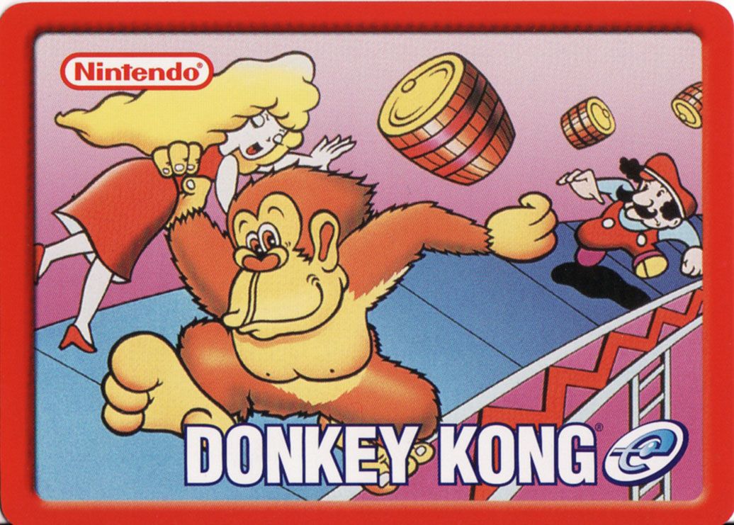 Media for Donkey Kong (Game Boy Advance): e-Card 1/5 - Back