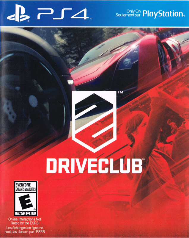 Front Cover for Driveclub (PlayStation 4)