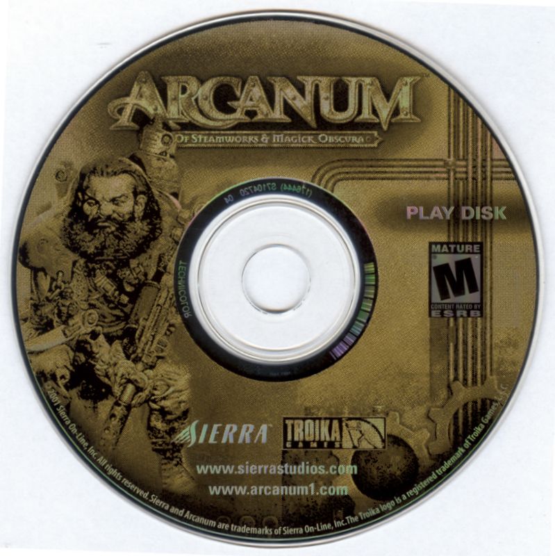 Media for Arcanum: Of Steamworks & Magick Obscura (Windows) (Mini box release): Disc 2 - Game