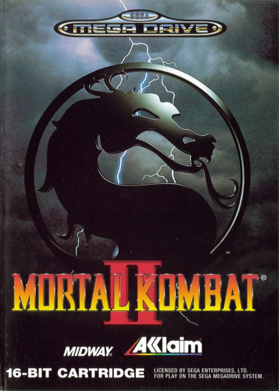 Front Cover for Mortal Kombat II (Genesis)