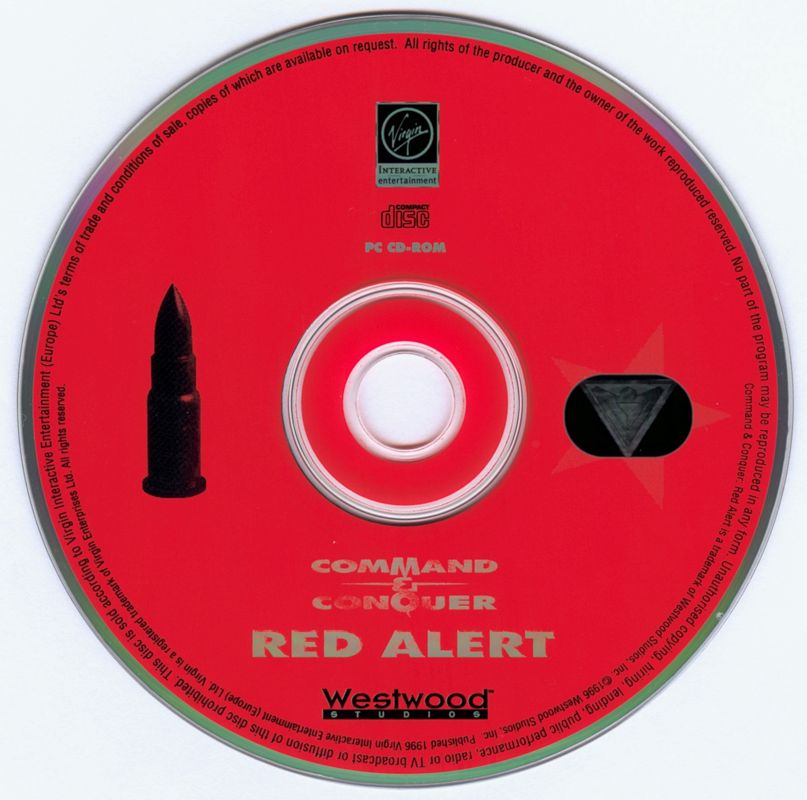 Media for Command & Conquer: Red Alert (DOS and Windows): Disc 1 - Allied