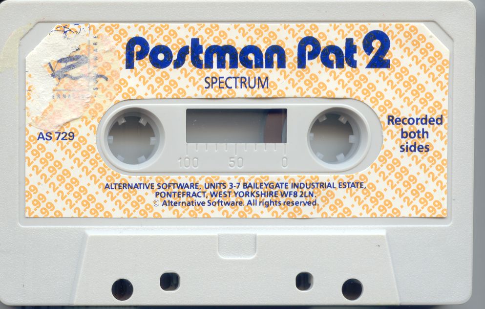 Media for Postman Pat 2 (ZX Spectrum)