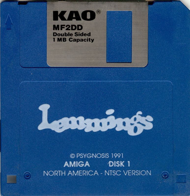 Media for Lemmings (Amiga): Disk 1/2