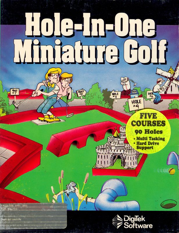 Front Cover for Hole-In-One Miniature Golf (Amiga)