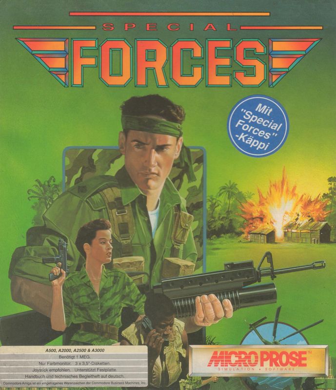 Front Cover for Special Forces (Amiga) (Special Edition including cap)