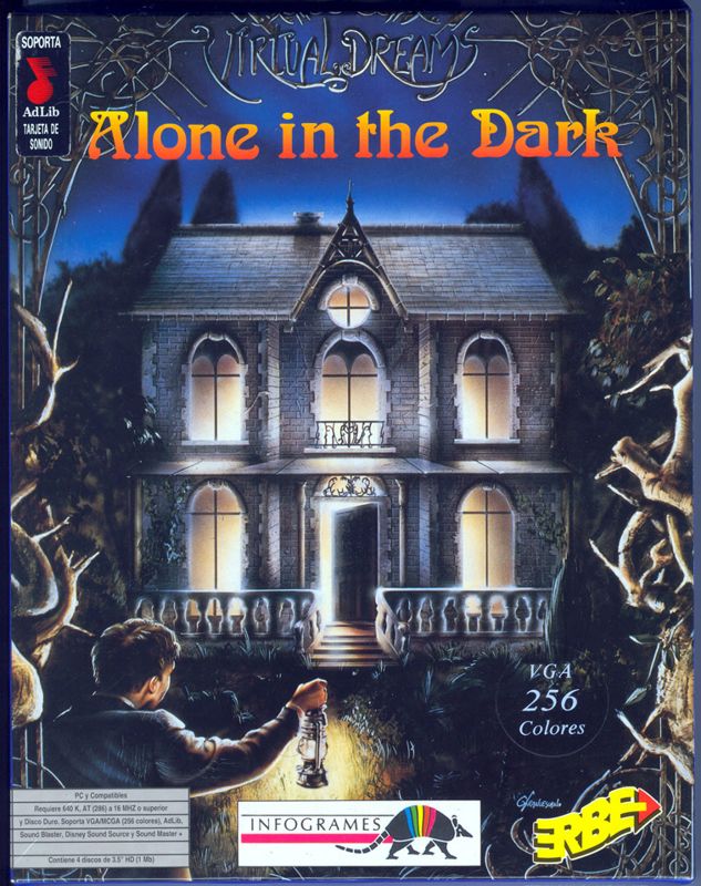 Front Cover for Alone in the Dark (DOS)