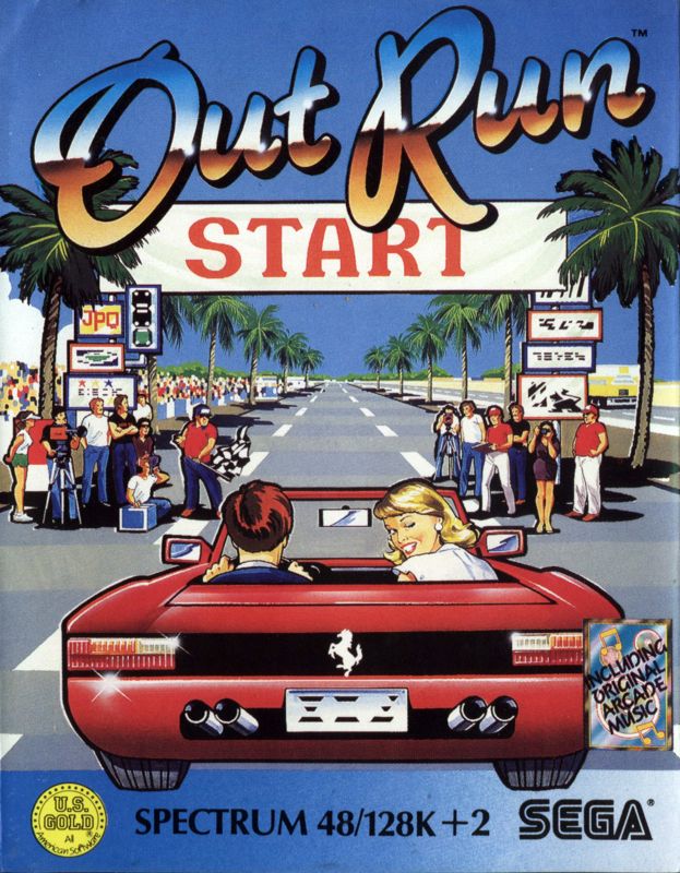 Front Cover for OutRun (ZX Spectrum)