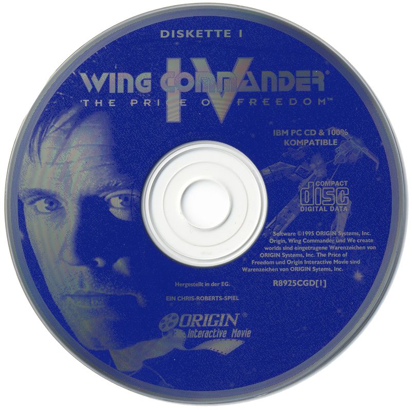 Media for Wing Commander IV: The Price of Freedom (DOS): Disc 1