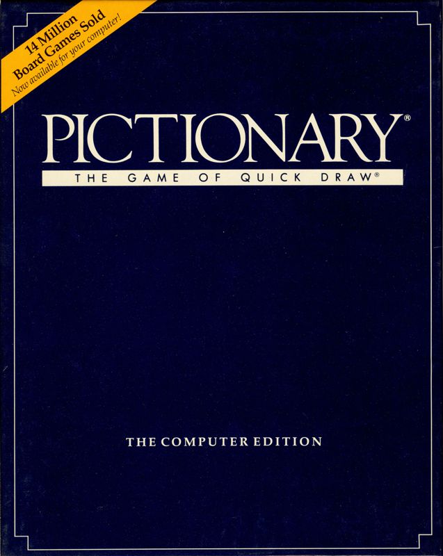 Front Cover for Pictionary: The Game of Quick Draw (Amiga)