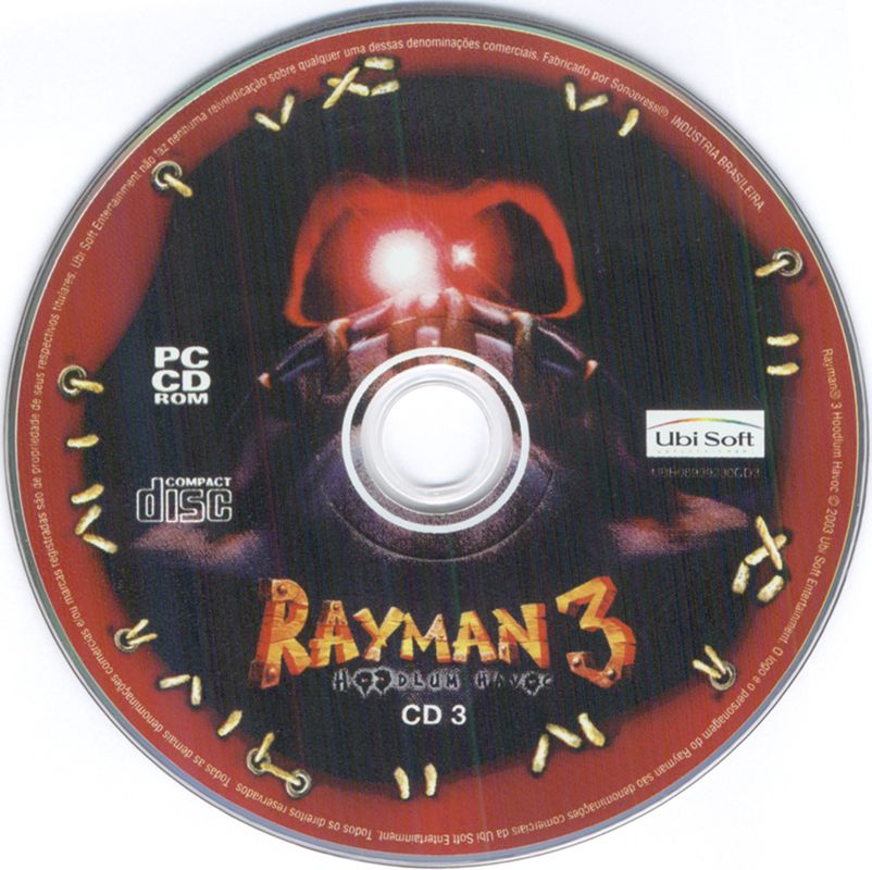 Media for Rayman 3: Hoodlum Havoc (Windows) (Ubisoft eXclusive release): Disc 3