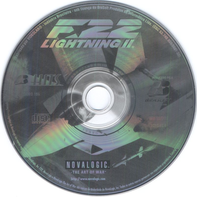 Media for F-22 Lightning II (DOS) (Brasoft Hits release)