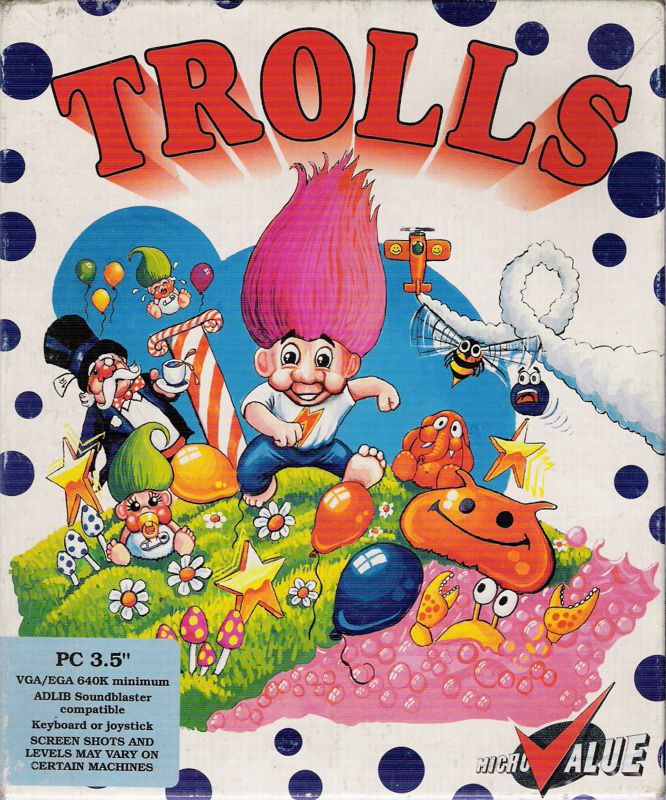 Front Cover for Trolls (DOS)
