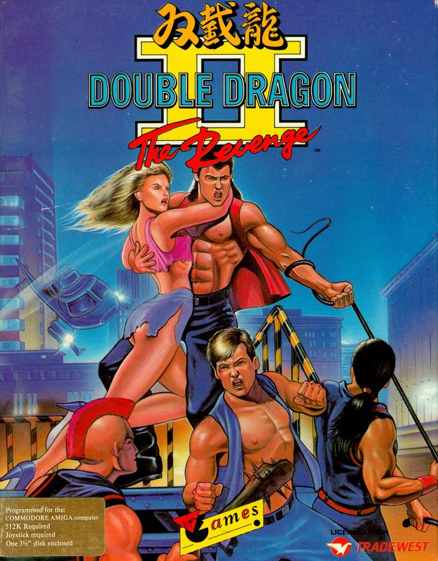 Front Cover for Double Dragon II: The Revenge (Amiga)