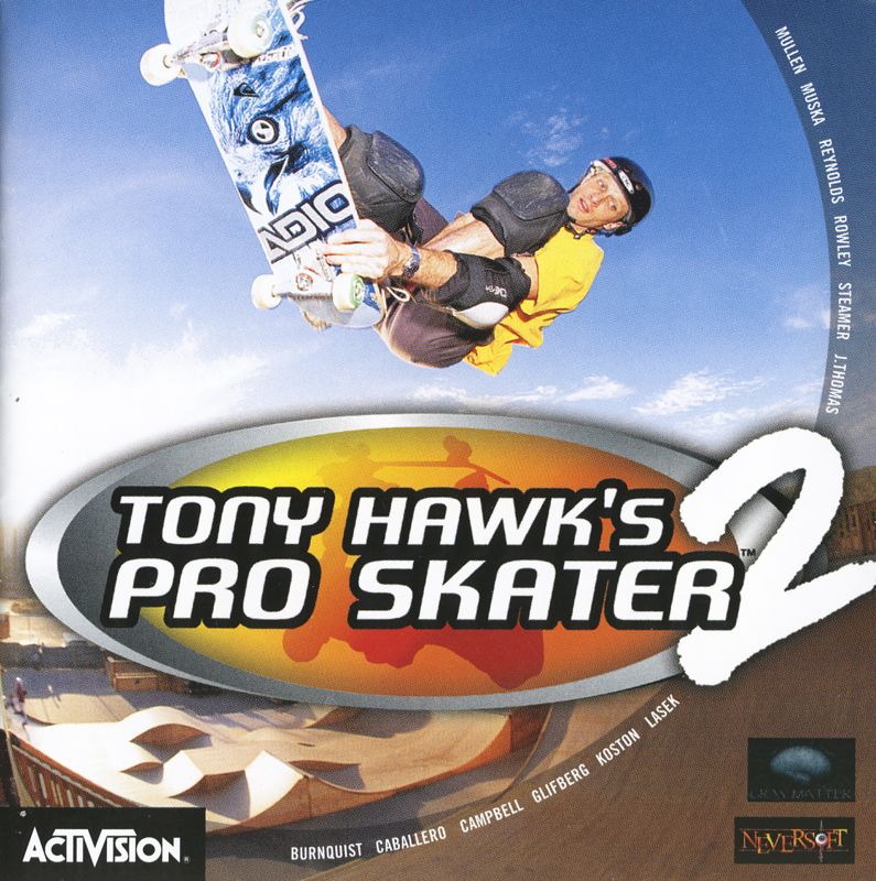 Other for Tony Hawk's Pro Skater 2 (Windows): Jewel Case - Front