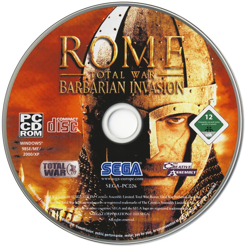 Media for Rome: Total War - Barbarian Invasion (Windows)