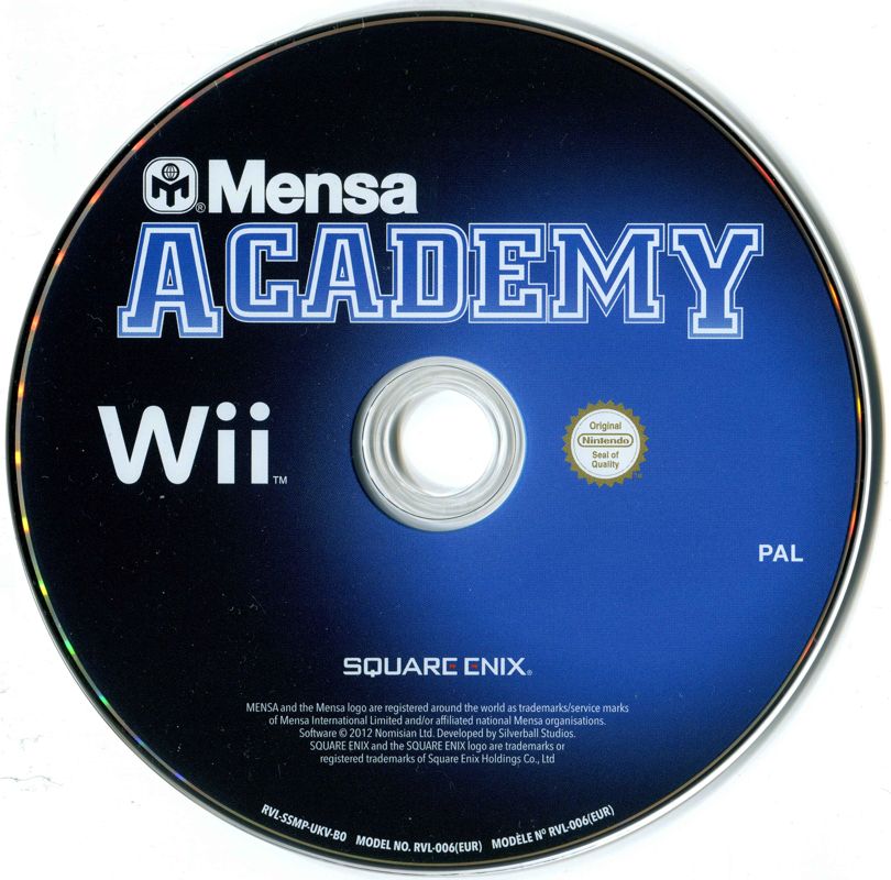 Media for American Mensa Academy (Wii)