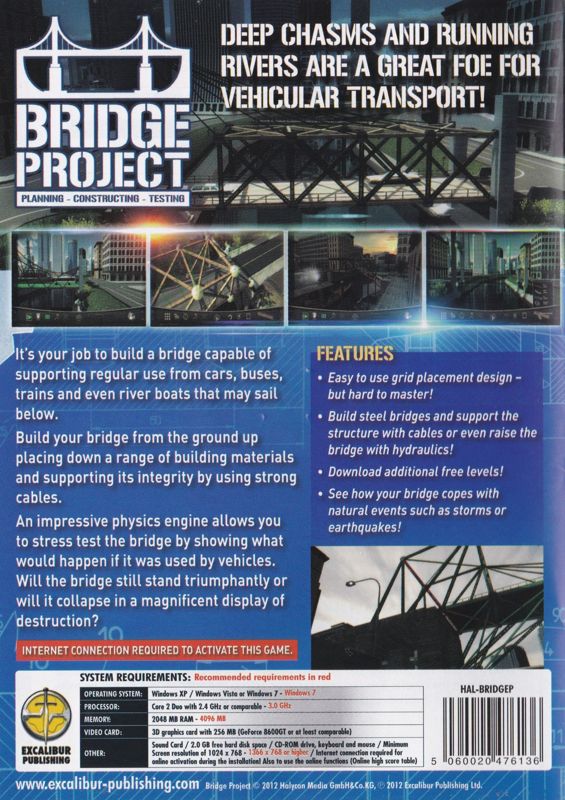 Back Cover for Bridge Project (Windows)