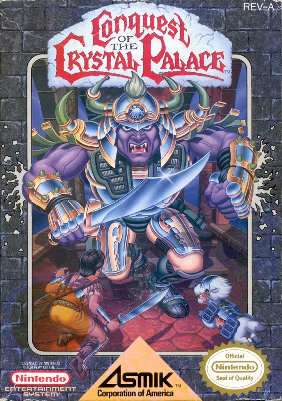 Front Cover for Conquest of the Crystal Palace (NES)