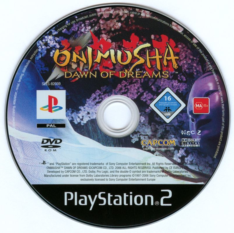 Media for Onimusha: Dawn of Dreams (PlayStation 2): Disc 2