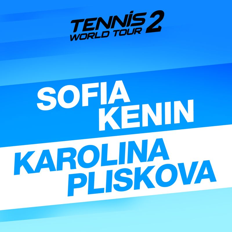 Front Cover for Tennis World Tour 2: Sofia Kenin & Karolina Pliskova (PlayStation 4) (download release)