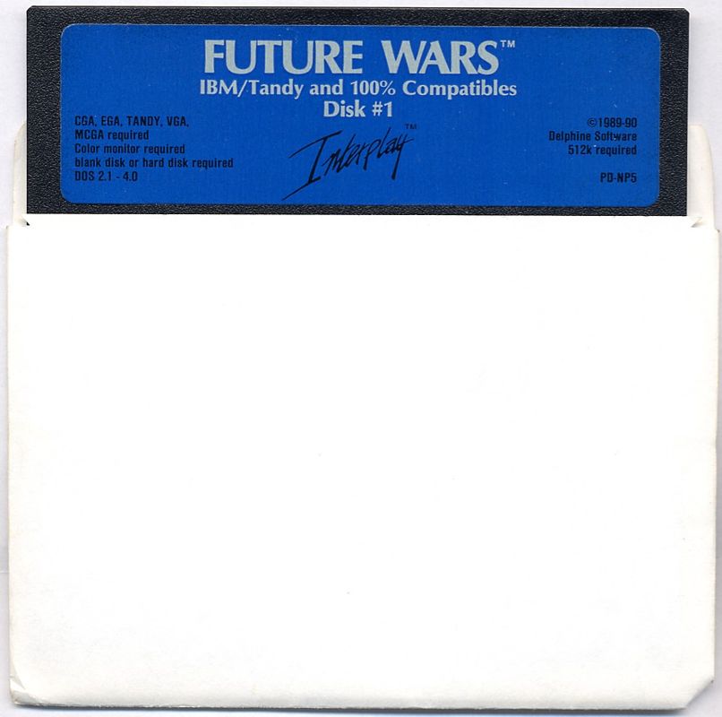 Media for Future Wars: Adventures in Time (DOS) (5.25" release): Disk 1/3