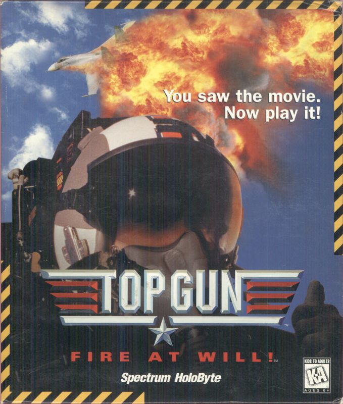 Front Cover for Top Gun: Fire at Will! (DOS)