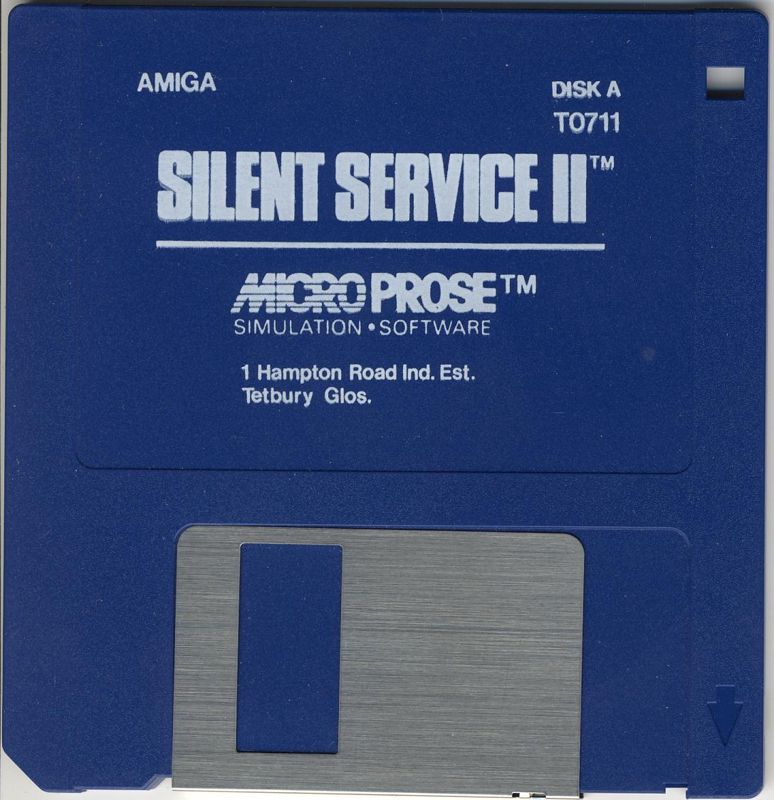 Media for Silent Service II (Amiga)