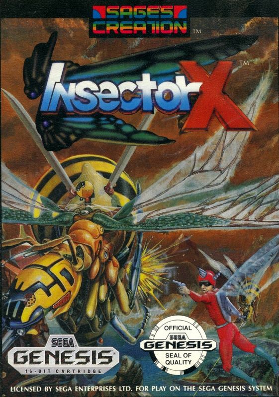 Front Cover for Insector X (Genesis)