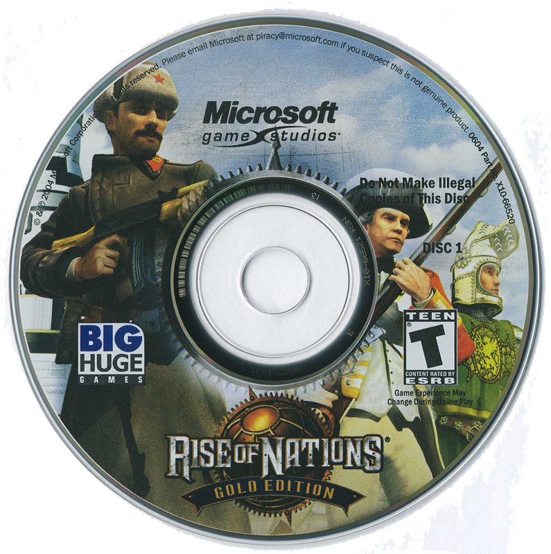 Media for Rise of Nations: Gold Edition (Windows): Disc 1