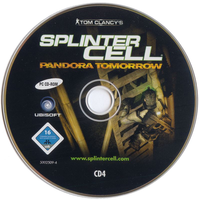 Media for Tom Clancy's Splinter Cell: Pandora Tomorrow (Windows): Disc 4