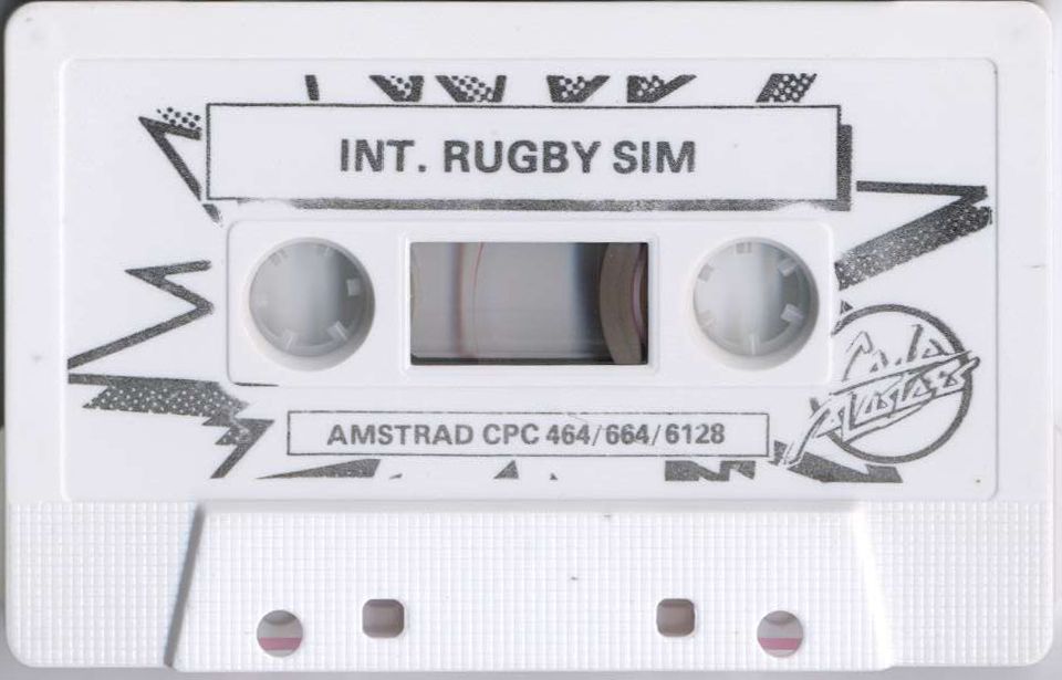 Media for International Rugby Simulator (Amstrad CPC)