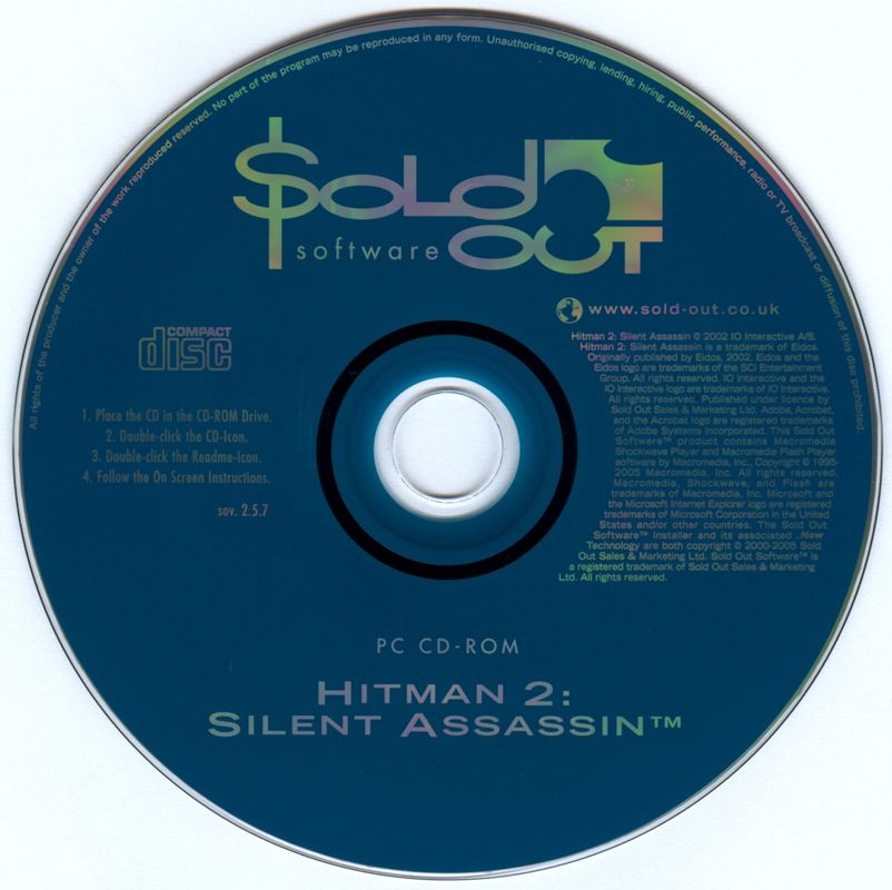 Media for Hitman 2: Silent Assassin (Windows) (Sold Out Software release)
