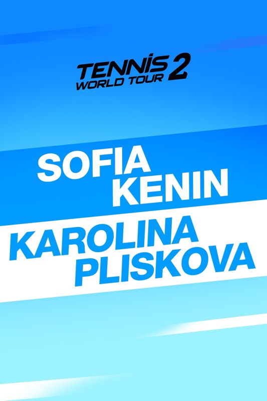 Front Cover for Tennis World Tour 2: Sofia Kenin & Karolina Pliskova (Xbox One) (download release)