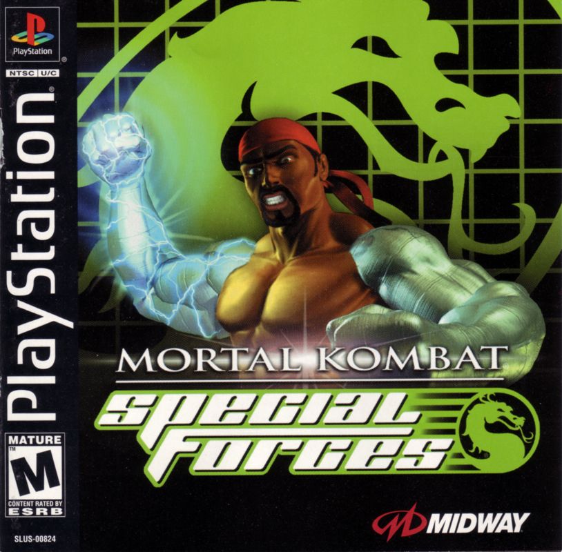 Front Cover for Mortal Kombat: Special Forces (PlayStation)