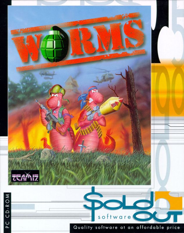 Front Cover for Worms (DOS) (Sold Out Software release)