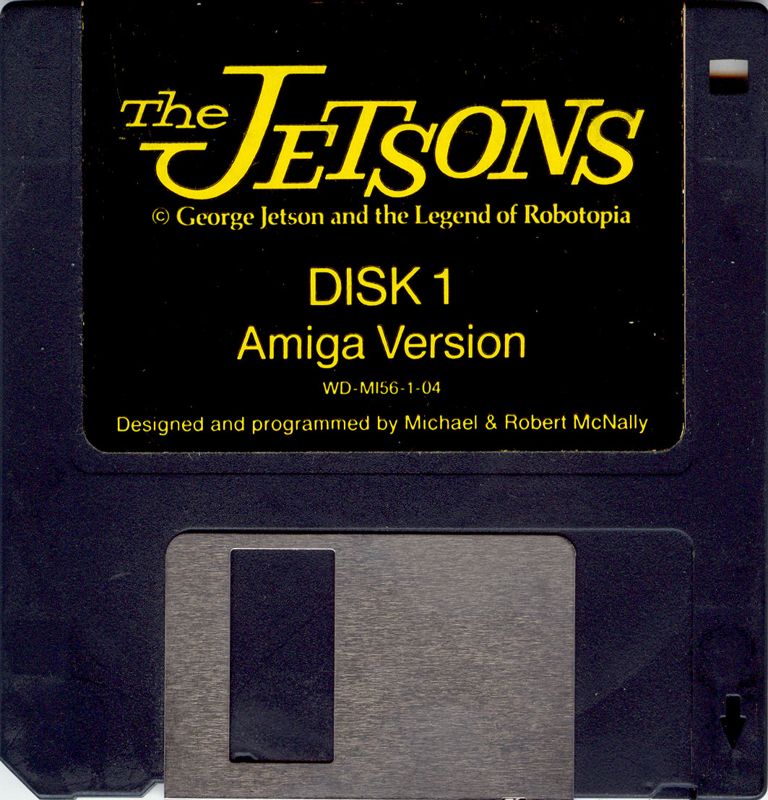 Media for The Jetsons: George Jetson and the Legend of Robotopia (Amiga): Disk 1/2
