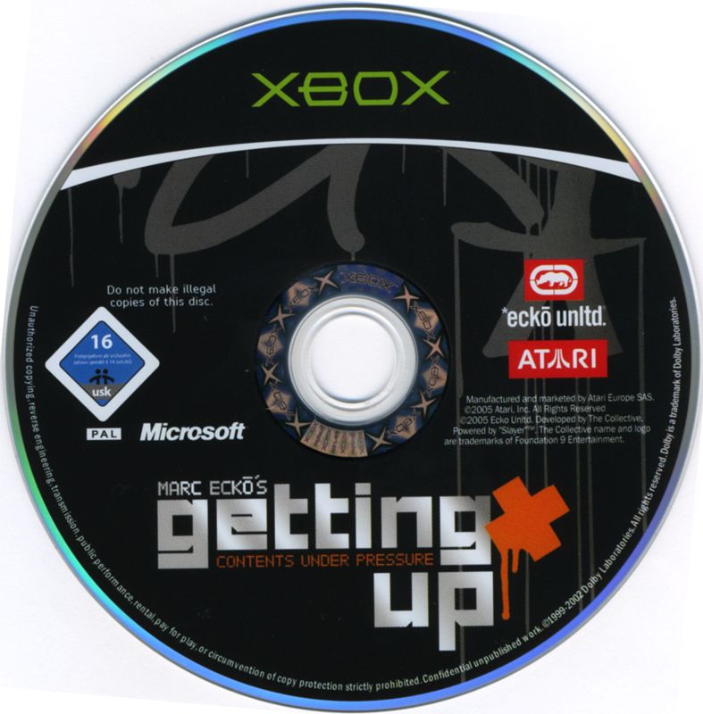 Media for Marc Ecko's Getting Up: Contents Under Pressure (Xbox)