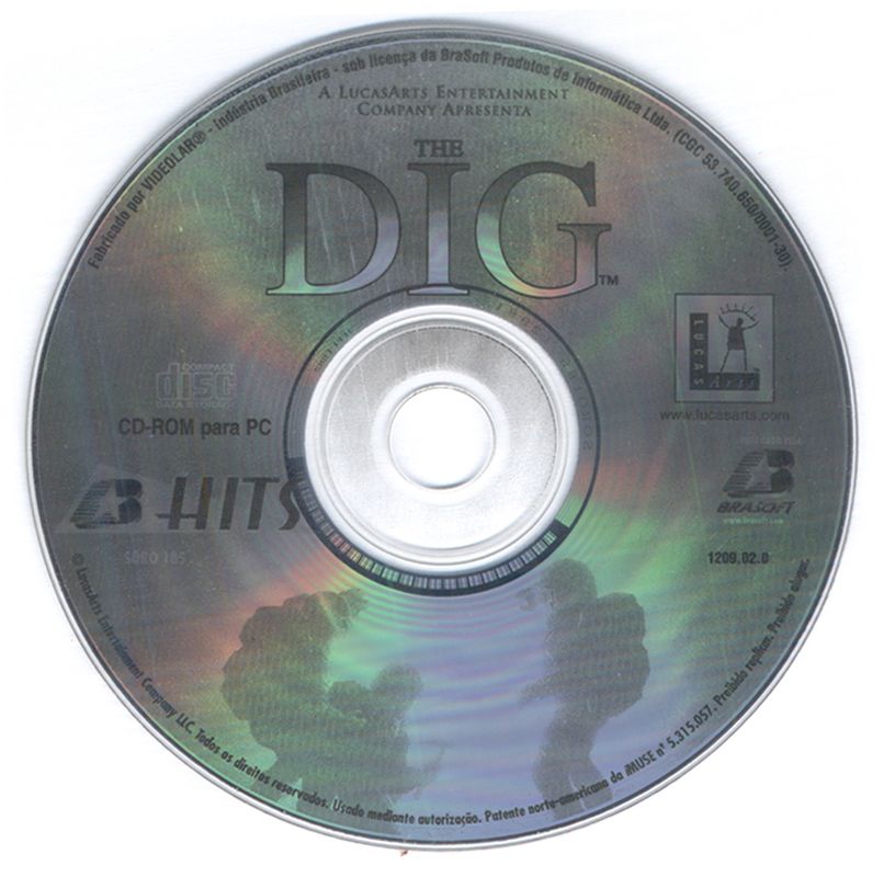 Media for The Dig (DOS) (Brasoft Hits release)